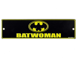 Номерной знак - Batwoman (26 х 7см)