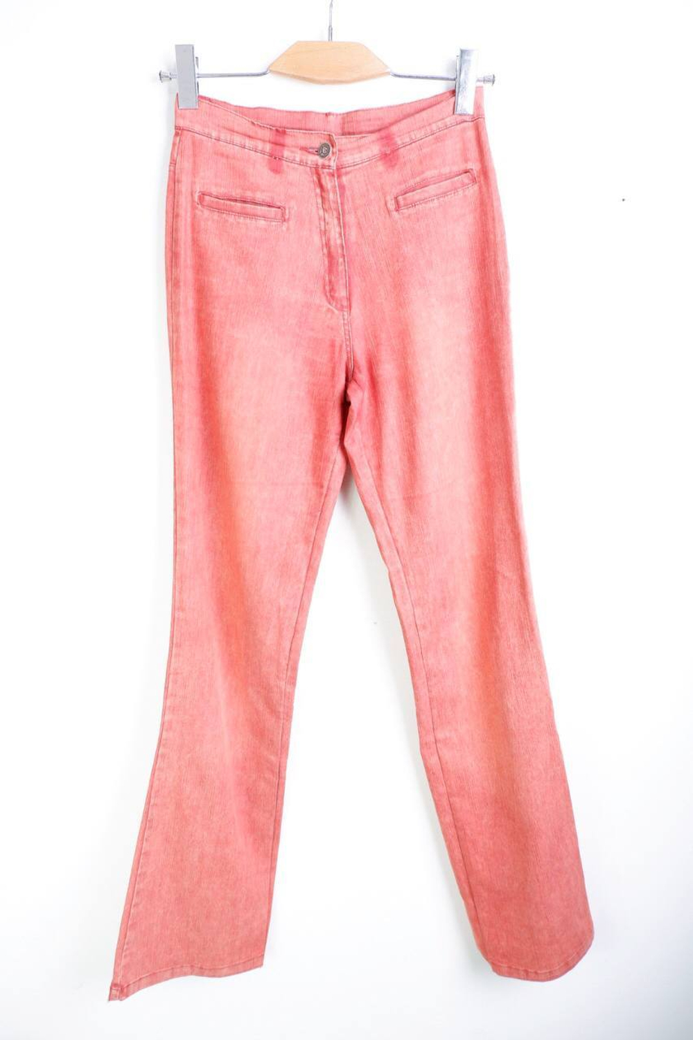 Джинсы интересного оттенка, маркировка 26, визуально 42 размер