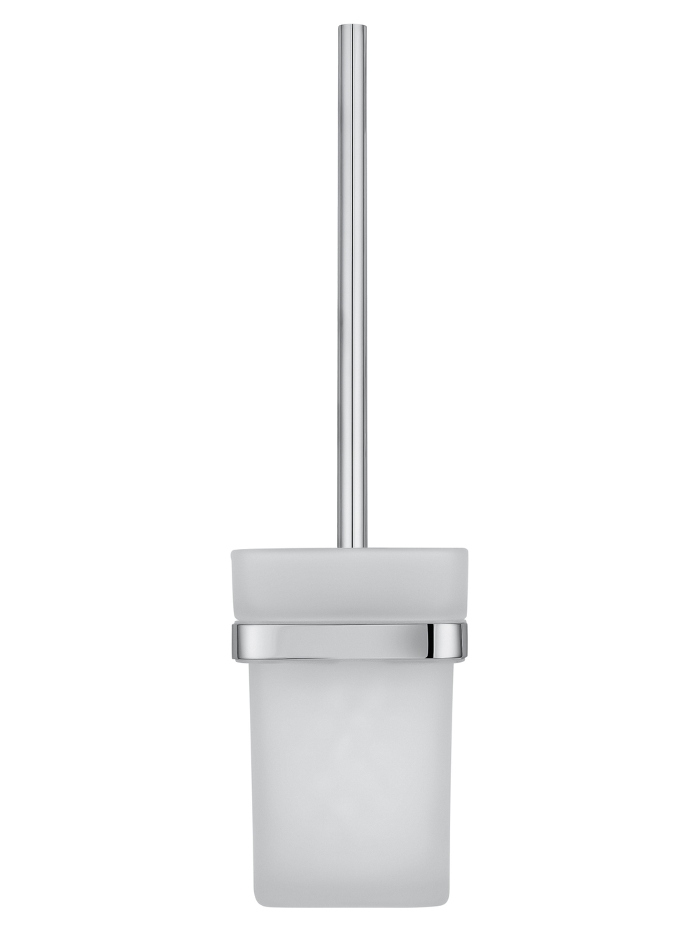 Туалетный ершик в комплекте WONZON & WOGHAND FLAT, Хром (WW-9729)