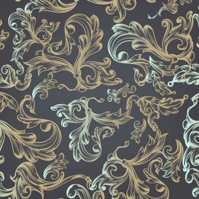 Античные узоры на сером фоне золотистая абстракция