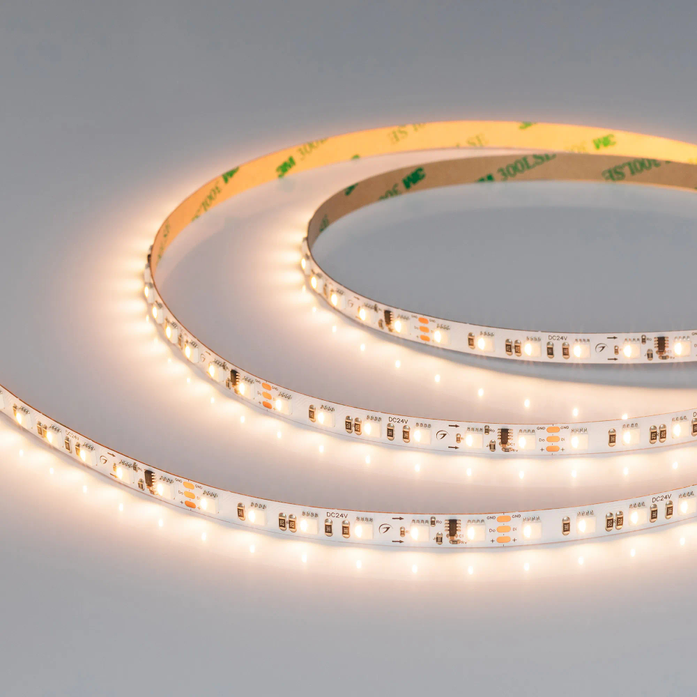 Светодиодная лента SPI-H84-8mm 24V RGBW-Warm-PX6 (22 W/m, IP20, 4040, 5m) (Arlight, -) 049478