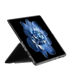 Чехол черного цвета с премиальной искусственной кожи от Dux Ducis для Xiaomi Mix Fold 4, серия Bril Series Case