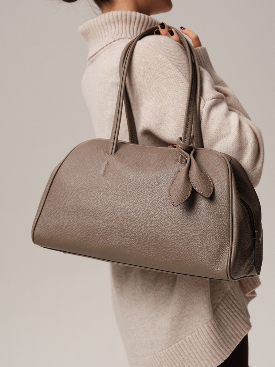 Кожаная сумка DBR 31338 таупе
