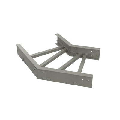 Угол горизонтальный 45 градусов 150x400 R300, стеклопластик