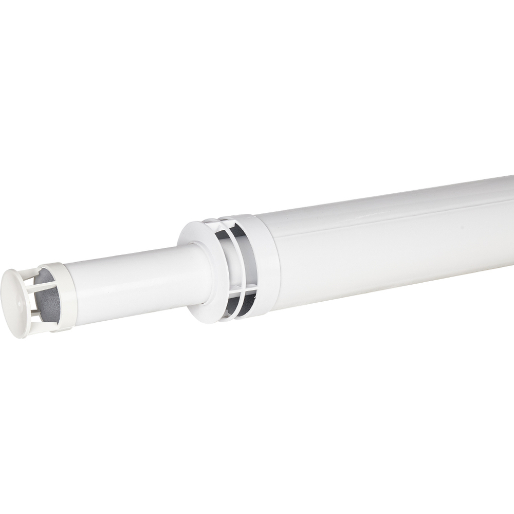 ROMMER Комплект дымохода АНТИЛЕД 60/100 - 1220мм (Baxi (кроме ECO Nova/Classic), Viessmann, Kiturami, Mizudo, Beretta, Oasis, Wolf, Tiberis, DeDietrich) хомут в комплекте