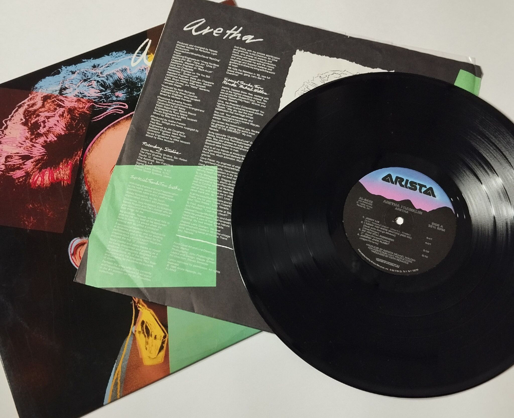 Винтажная виниловая пластинка LP Aretha Franklin (USA 1986)