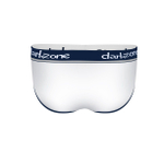 Белые мужские трусы-брифы с вырезом (Размер: M) (Цвет: белый)