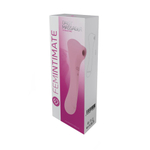 Нежно-розовый двусторонний стимулятор Daisy Massager - 20,2 см. (Цвет: нежно-розовый)