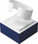 Подставка для часов/горизонтальная скоба 20 мм./накладка/квадратное основание