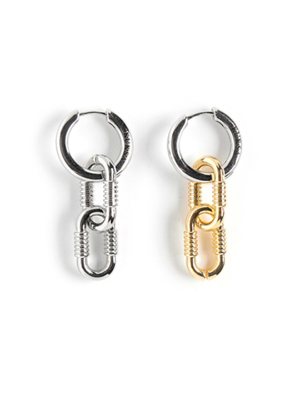 Серьги "Сhain" Bicolor