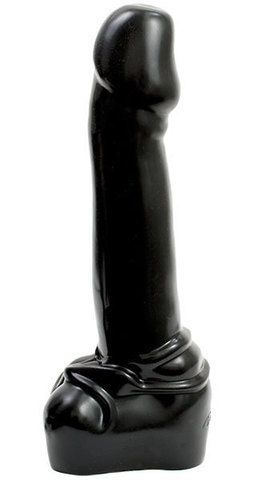 Черный гигантский фаллоимитатор XL, 38.1
