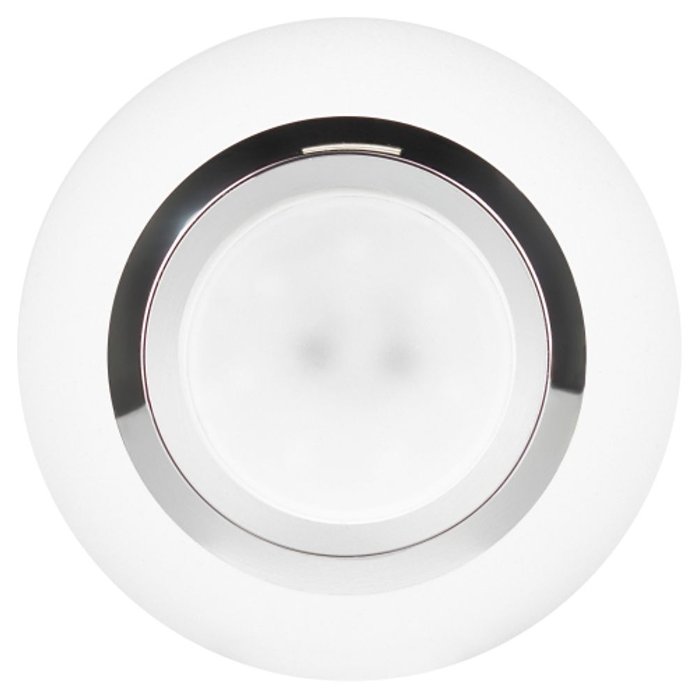 Светильник подвесной (подвес) ЭРА PL32 WH/CH MR16 GU10 потолочный круг белый, хром