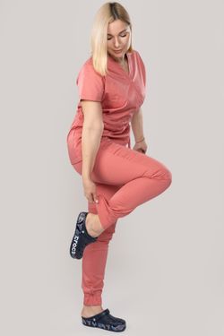 Костюм медицинский женский 386 ТЕРРАКОТ