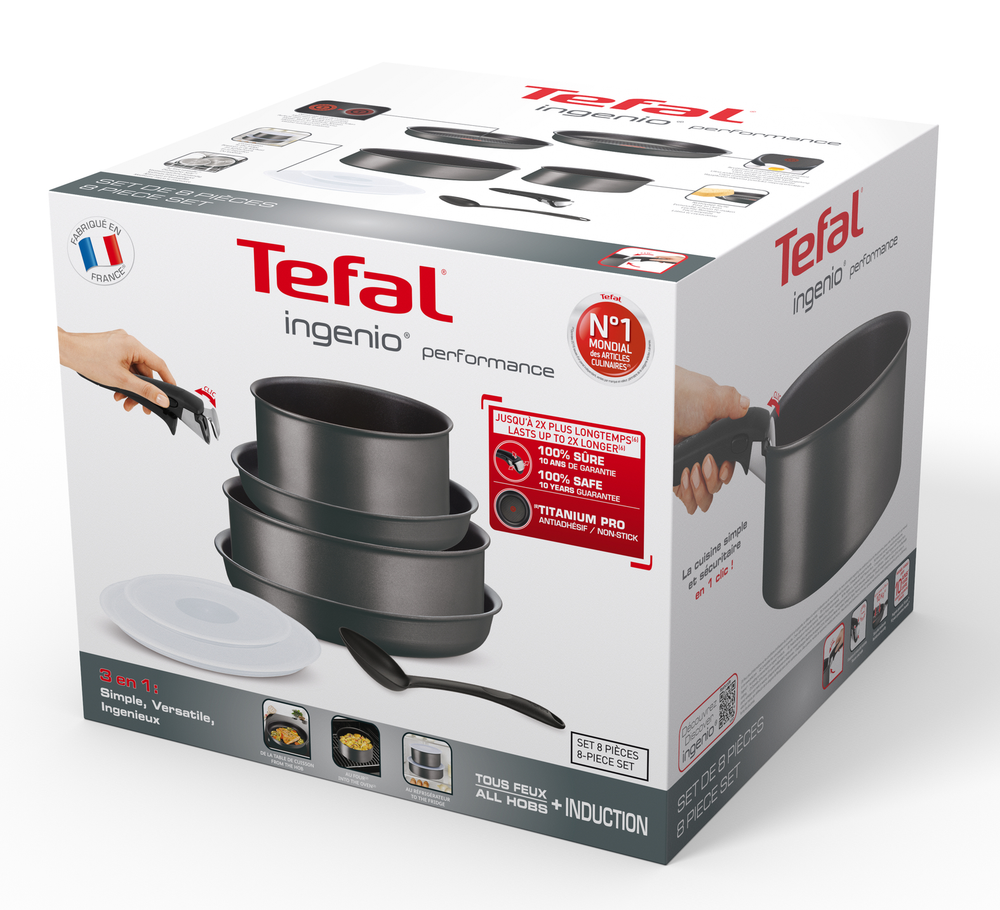 Набор посуды Tefal Ingenio Performance 8 предмета L6859402