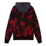 Hoodie Reflective City Camo  Red/Black Patch Logo