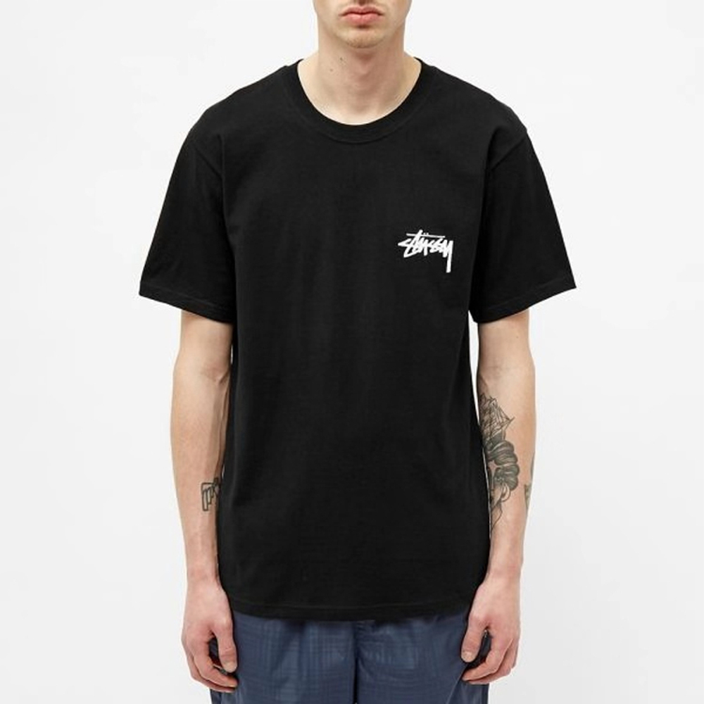 Футболки Stussy Falls Tee T, 1904475-BLACK
