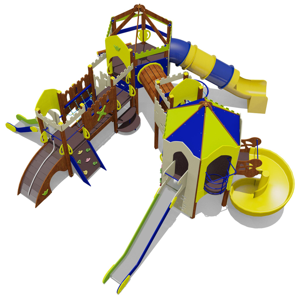 Игровой комплекс для детей 6-12 лет для уличной площадки