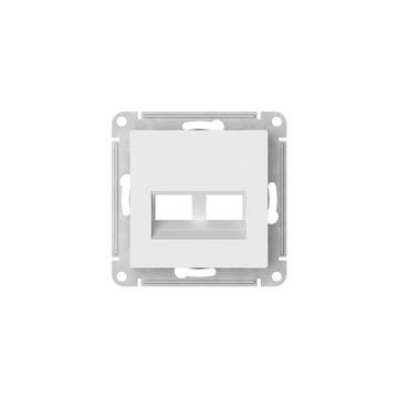 Накладка двойная AtlasDesign для информационных функций типа Keystone бел. SE ATN000190