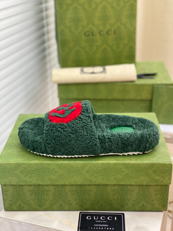 Gucci Wool Slide Sandal