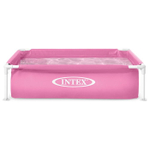 Бассейн каркасный, мини, 122х122х30 см 57173NP INTEX розовый
