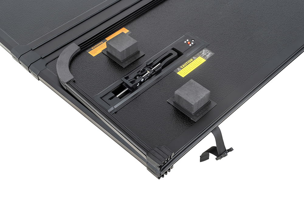 Крышка кузова для Volkswagen Amarok 2023+, трёхсекционная 1540х1600/1560 мм, алюминиевая, черная РИФ