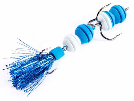 Приманка джиг. LJ PENNON ROLLERWORM син./бел. в блистере