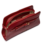 Кожаная сумка-мессенджер TWINSET - красный(242TD8373)