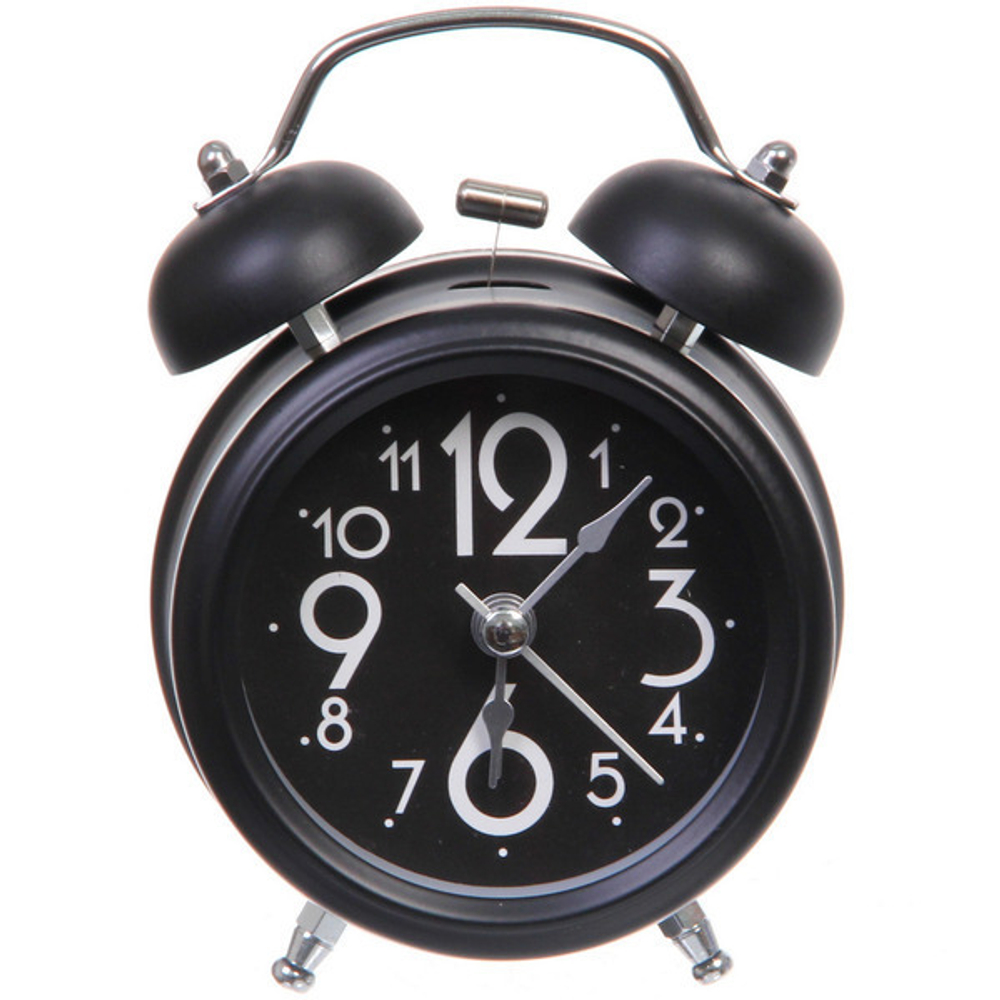 Будильник «NOIRE» 8,5*4,5см черный