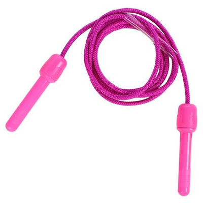 Скакалка 2.7м, цветая, тканевая, ручка 15 см, с-30253