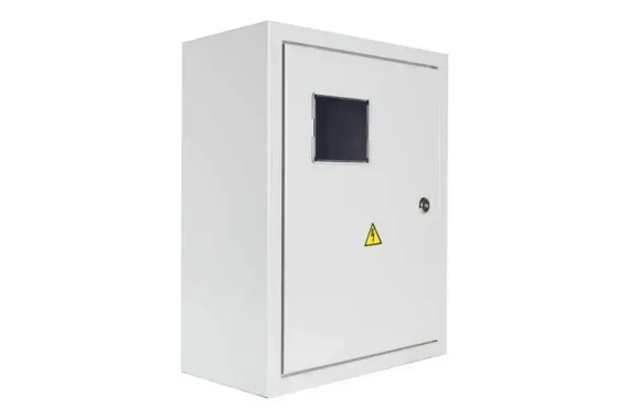 Щит учетно-распределительный KRZMI ЩУ-1Н-12 400*315*160 IP54 с замком + окно металлический 22463