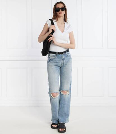 Джинсы FRANCINE DONDUP - made in Italy - голубой(DP777 DFE253D HP4)