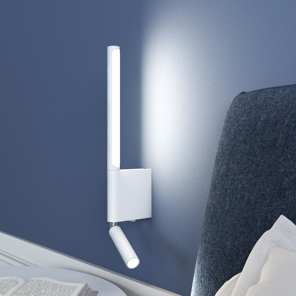 Настенный светодиодный светильник Elektrostandard Sarca 3000K 40111/LED белый