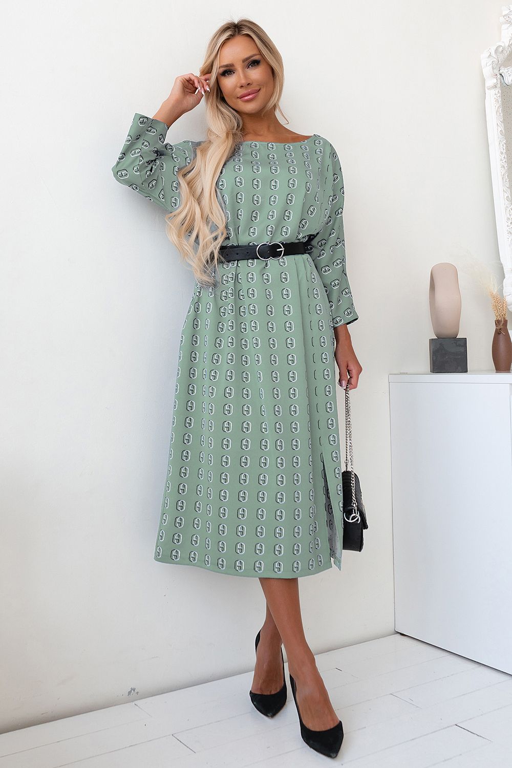 Платье Стелла (мята) Р11-1197/2 Nikol (Акция)