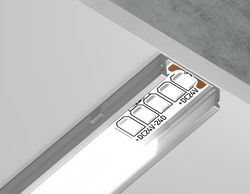 Ambrella Алюминиевый профиль накладной 15.5*6 для светодиодной ленты до 11мм Alum Profile GP1700AL