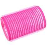 Бигуди липучки, 6шт., однотонные, d-3,6см фуксия