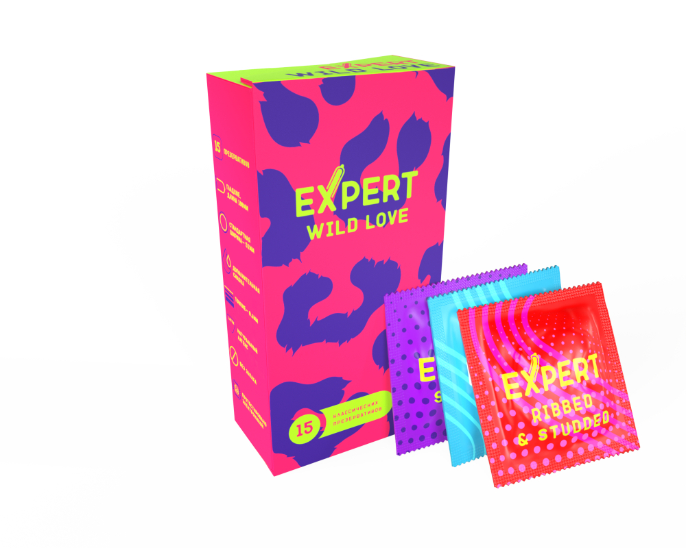 Презервативы Expert Wild Love 15 шт