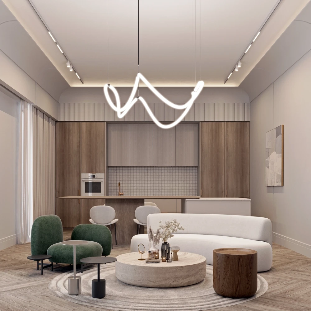 Магнитный трековый светильник MAG-FLEX-TUBE-ELASTIC-L5000-70W Arlight 035385