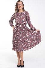 Платье Эмили хит (гофре, флер) Diolche