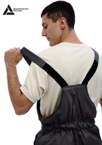 Костюм мужской зимний «СЕВЕРНАЯ ШИРОТА» (куртка+полукомбинезон) цв.серый/черный