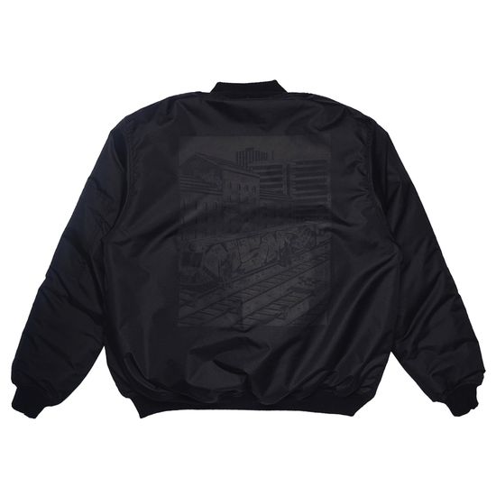 Куртка HOOK Бомбер "Вагон" черный