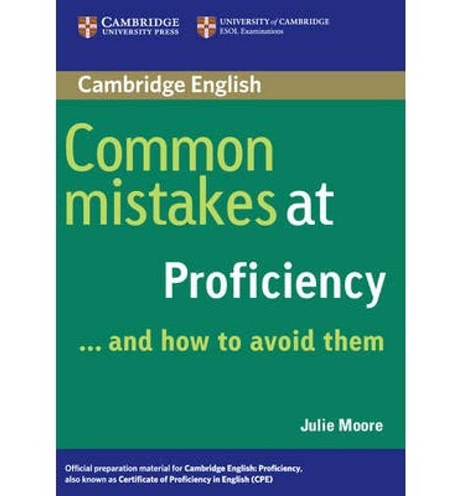 Common Mistakes at Proficiency PB