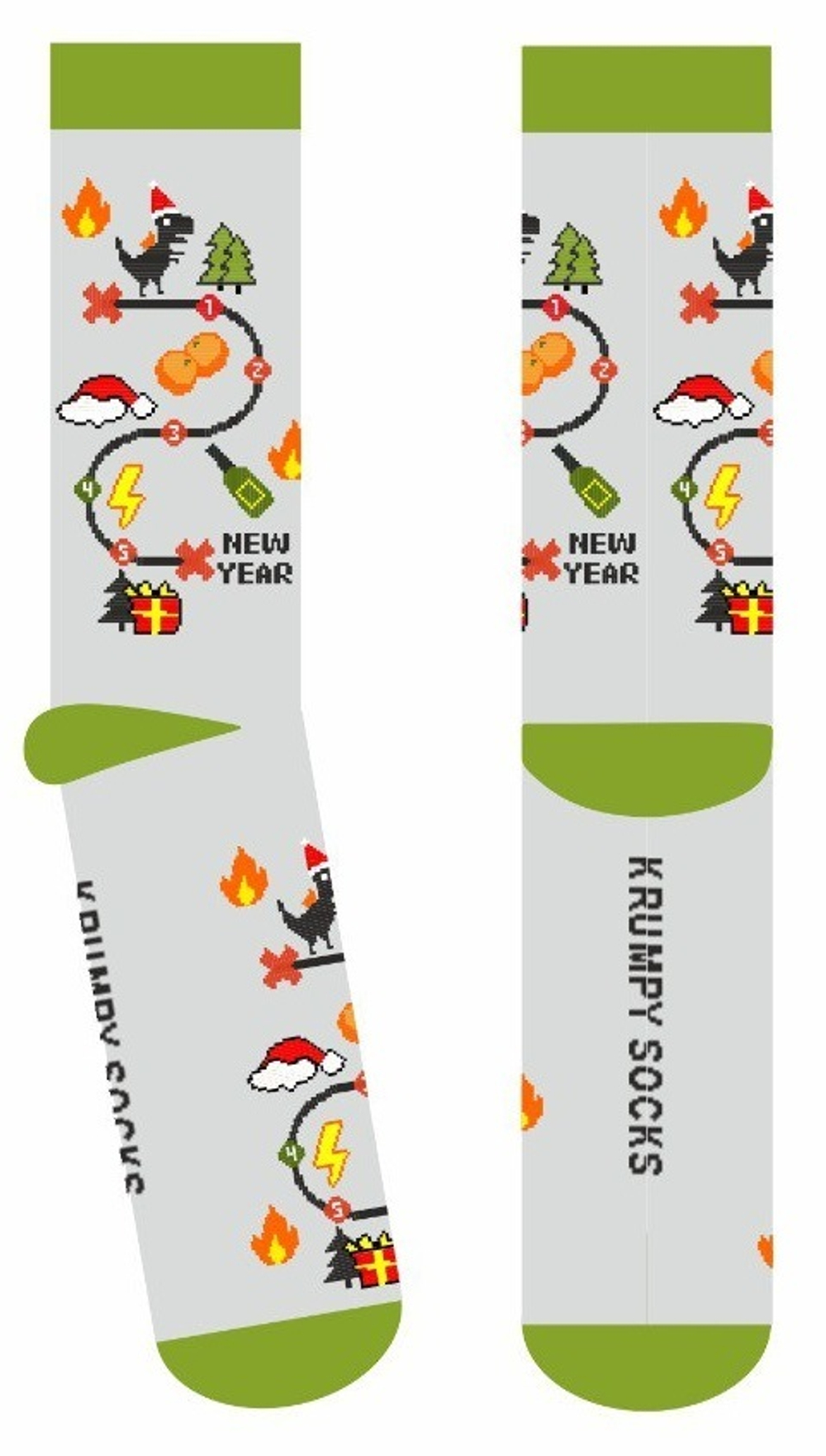 Носки НГ р.35-40 "Wow" Game