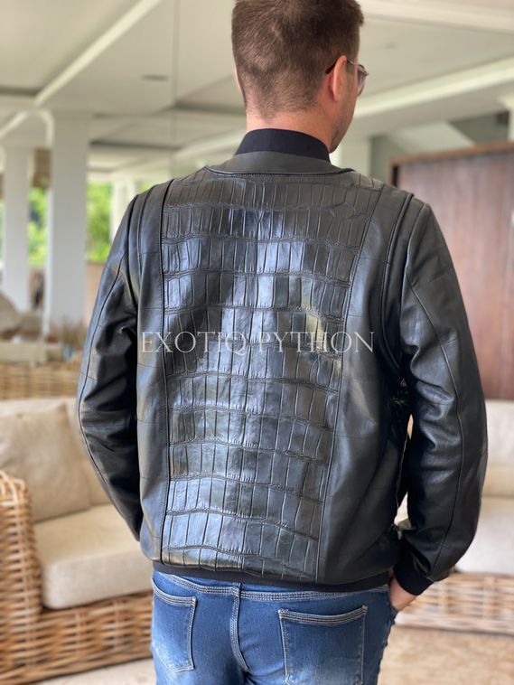 Куртка из кожи крокодила Philipp Plein JT-107