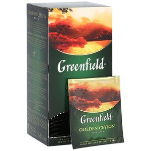 ЧАЙ GOLDEN CEYLON 25ШТх1.5ГР GREENFIELD