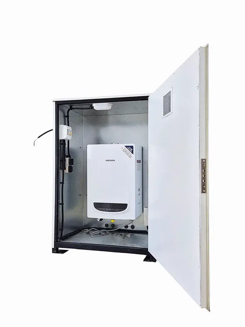 Комплект котел настенный NAVIEN Deluxe One-24k COAX + термобокс наруж.размещения +коаксиальная труба