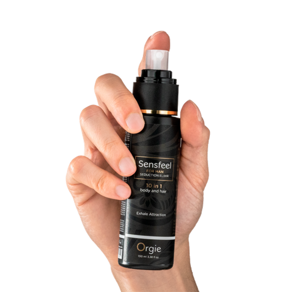 Увлажняющий спрей для тела и волос Orgie Sensfeel For Man Pheromone Seduction Elixir 10 в 1, 100 мл