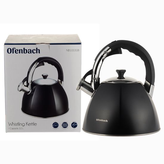 Чайник 3,2 л. из нержавеющей стали со свистком Ofenbach NB 100308