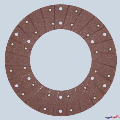 Накладка диска сцепления /Г-53, ПАЗ/ сверл. (Фритекс)