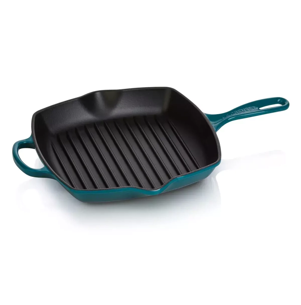 Le Creuset - Чугунная сковорода-гриль глубиной 26 см. / артикул   20183266420422  / GTIN 024147294153