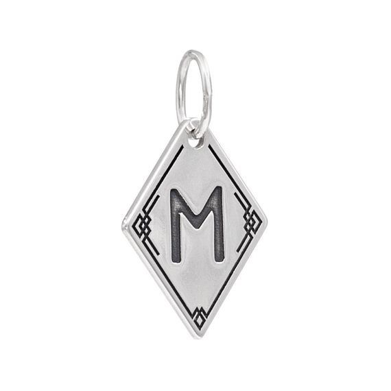 Подвеска Руна Эваз - кулон из серебра 925, вид 2